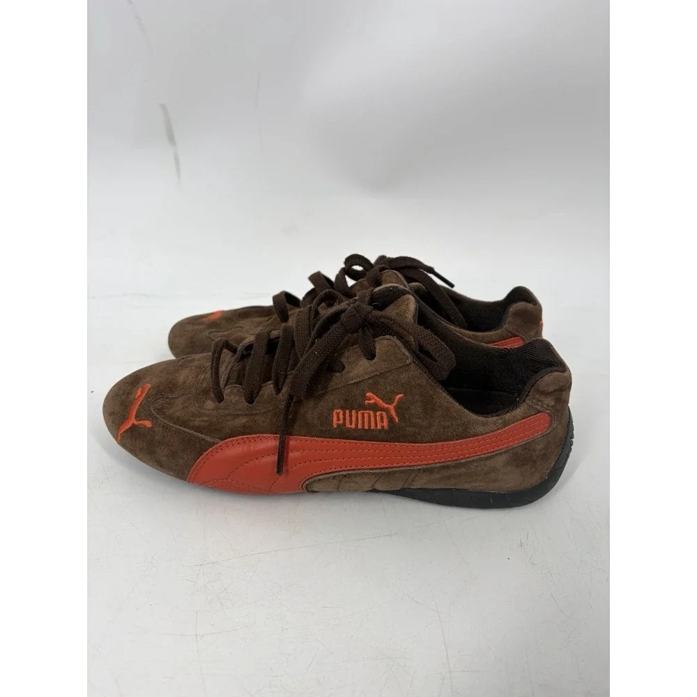 PUMA Speedcat OG Mens Size 7.5 Orange & Brown Sneakers / Shoes